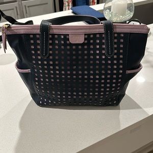 Blue/Lavender Fossil Tote Bag
